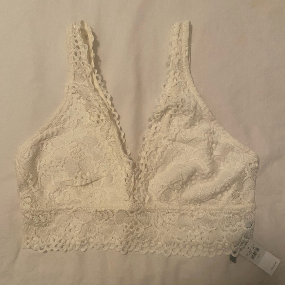 Aerie cream lace bralette